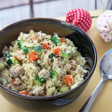 Recetas con arroz de coliflor