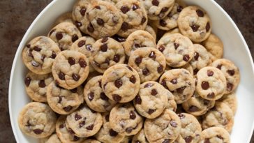 mini chocolate chip cookie bites cooking classy