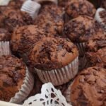 muffins de chocolate