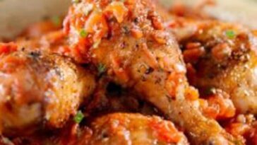 pollo a la cazadora