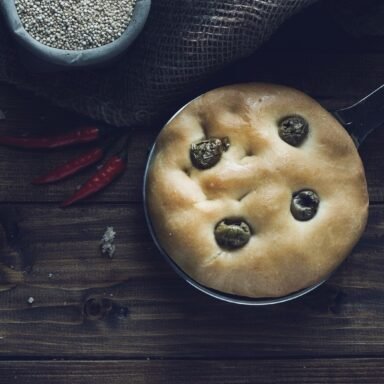bollos con gorgonzola