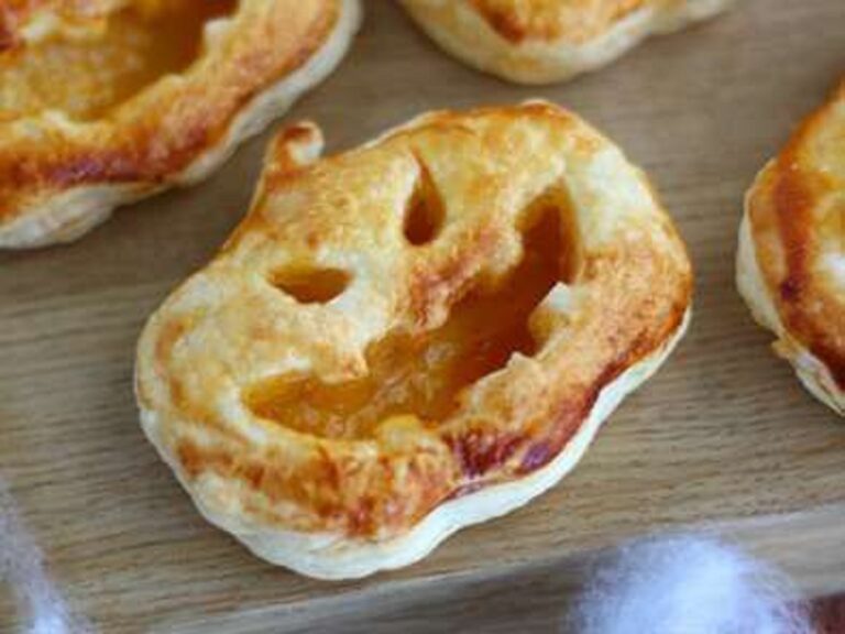 Hojaldres con forma de calabaza: sabrosa receta para Halloween