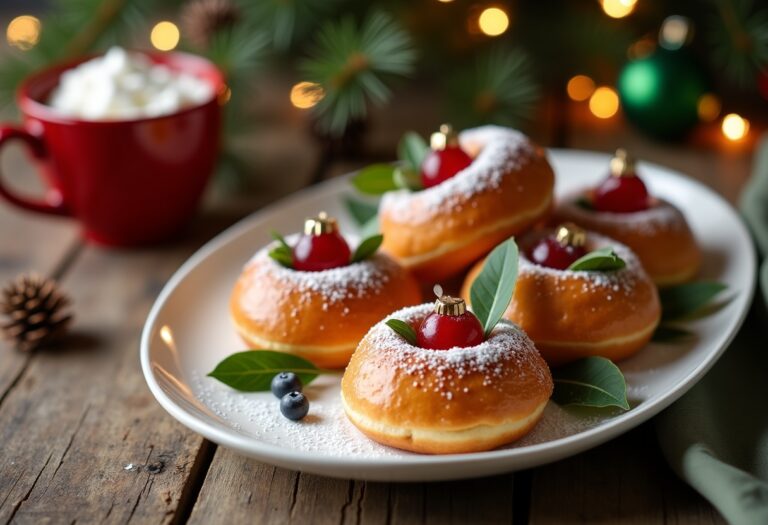 Deliziosi piatti di colazione natalizi per famiglie