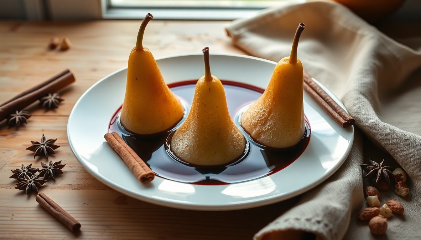 como hacer peras al vino de forma facil y sofisticada 1764079380