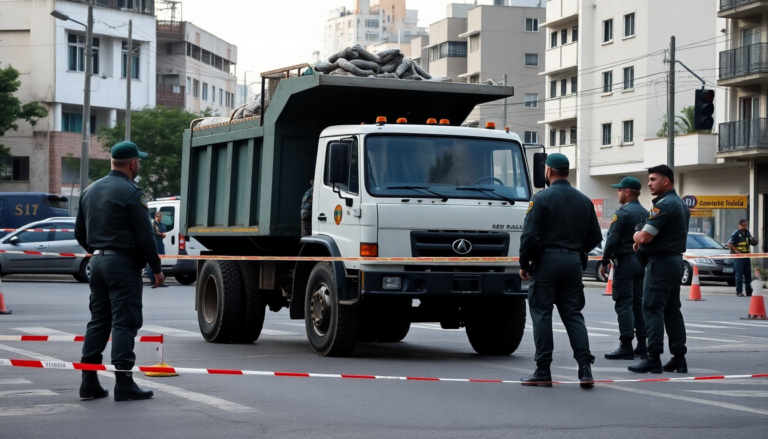 Ejército evita atentado en Palmira con volqueta bomba