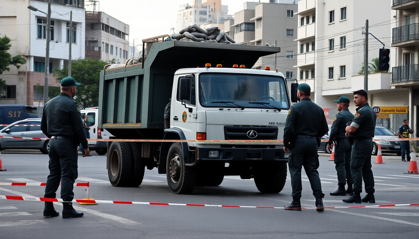 Ejército evita atentado en Palmira con volqueta bomba