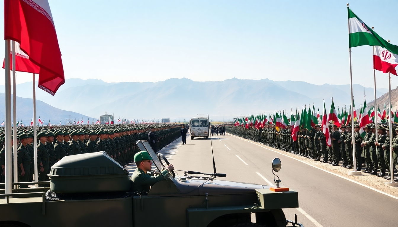 Irán Demuestra su Poder Militar Durante el Desfile Anual del Ejército