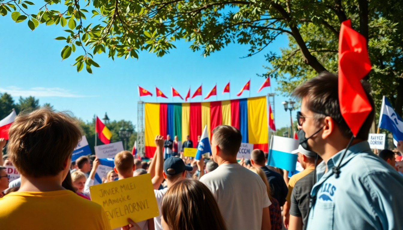 Javier Milei y Manuel Adorni: Protagonistas de la Campaña Electoral 2025