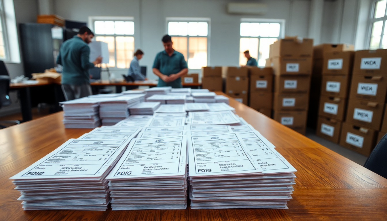 La boleta única de papel se prepara para las elecciones de octubre