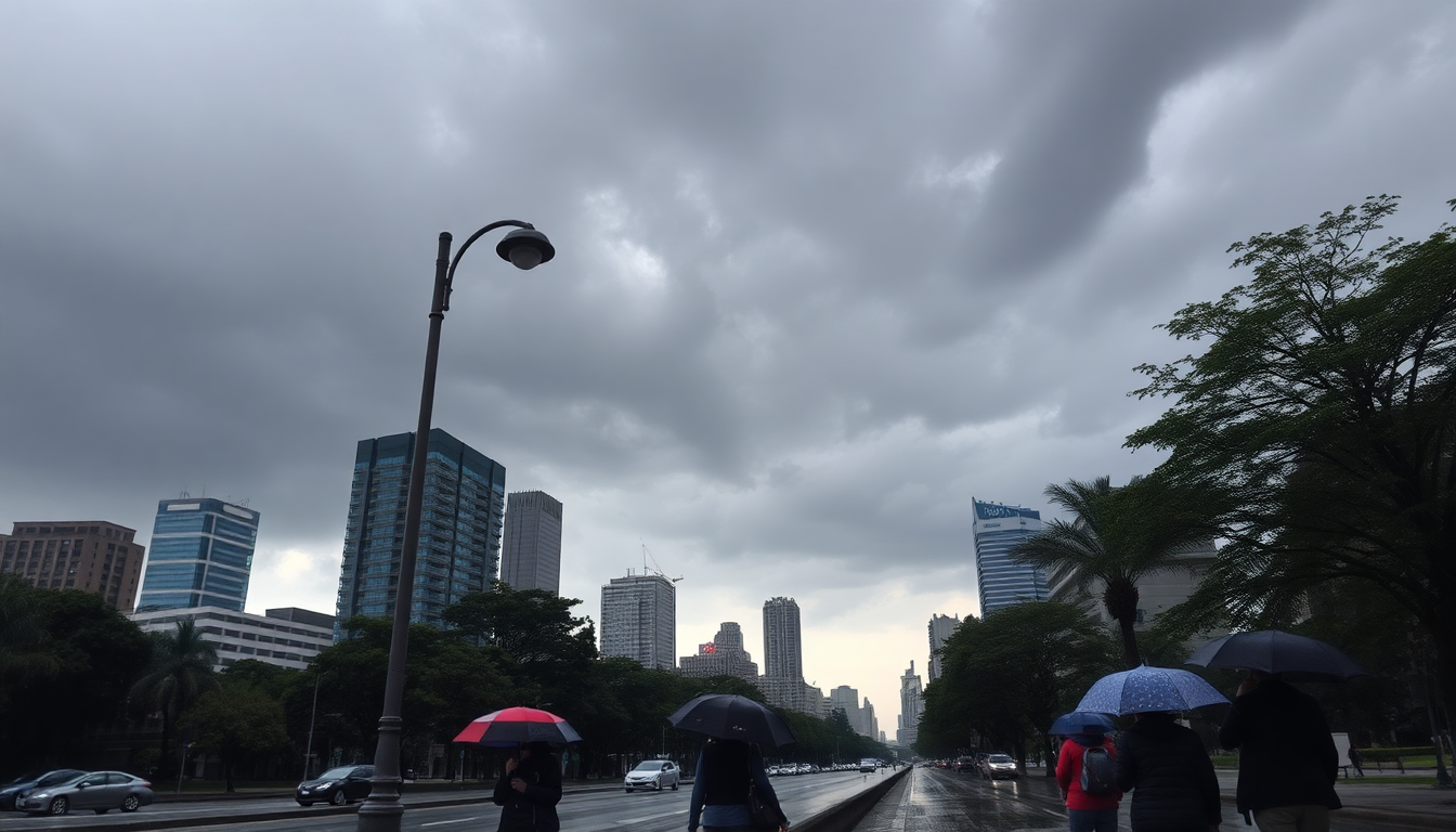 Previsiones meteorológicas en São Paulo: lluvias a la vista