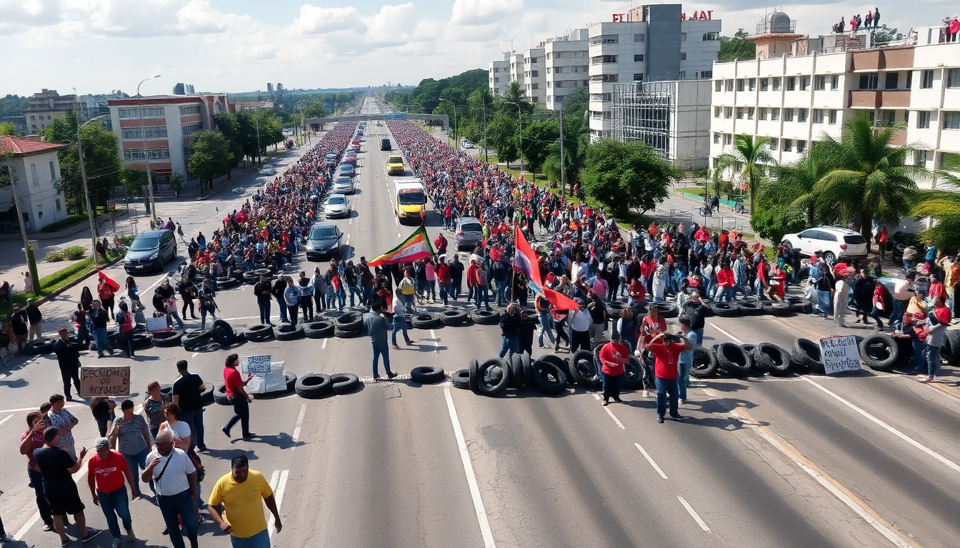Protestas y Bloqueos en la Vía Panamericana
