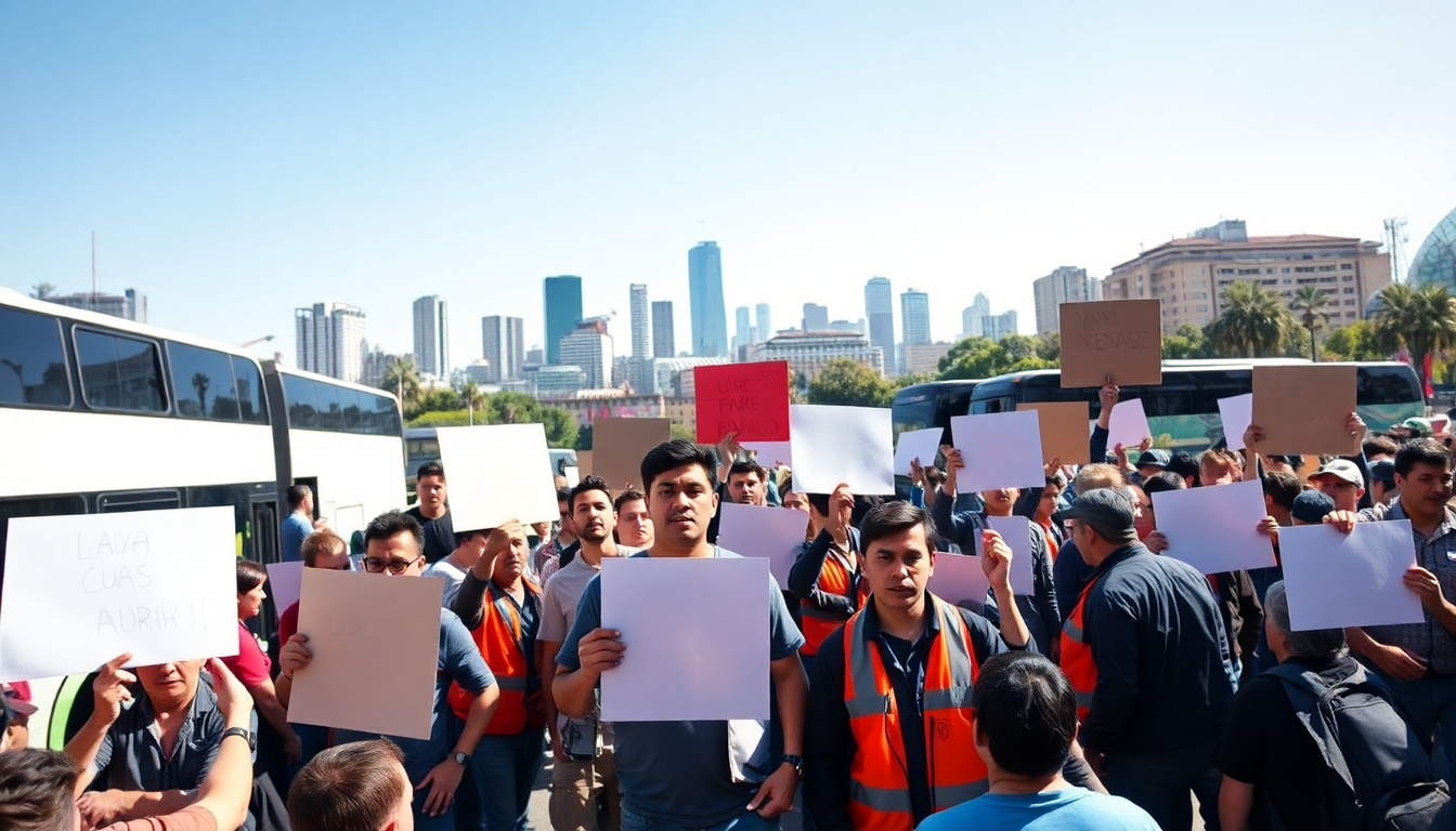 Reclamos Salariales de Choferes en Argentina