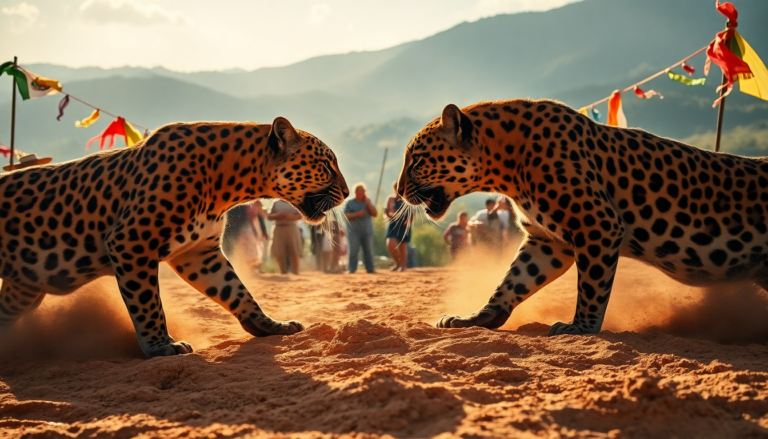 Rituales tradicionales en México: la pelea de jaguares