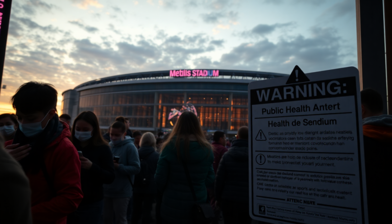 Allerta per possibile esposizione al morbillo durante il concerto di Shakira