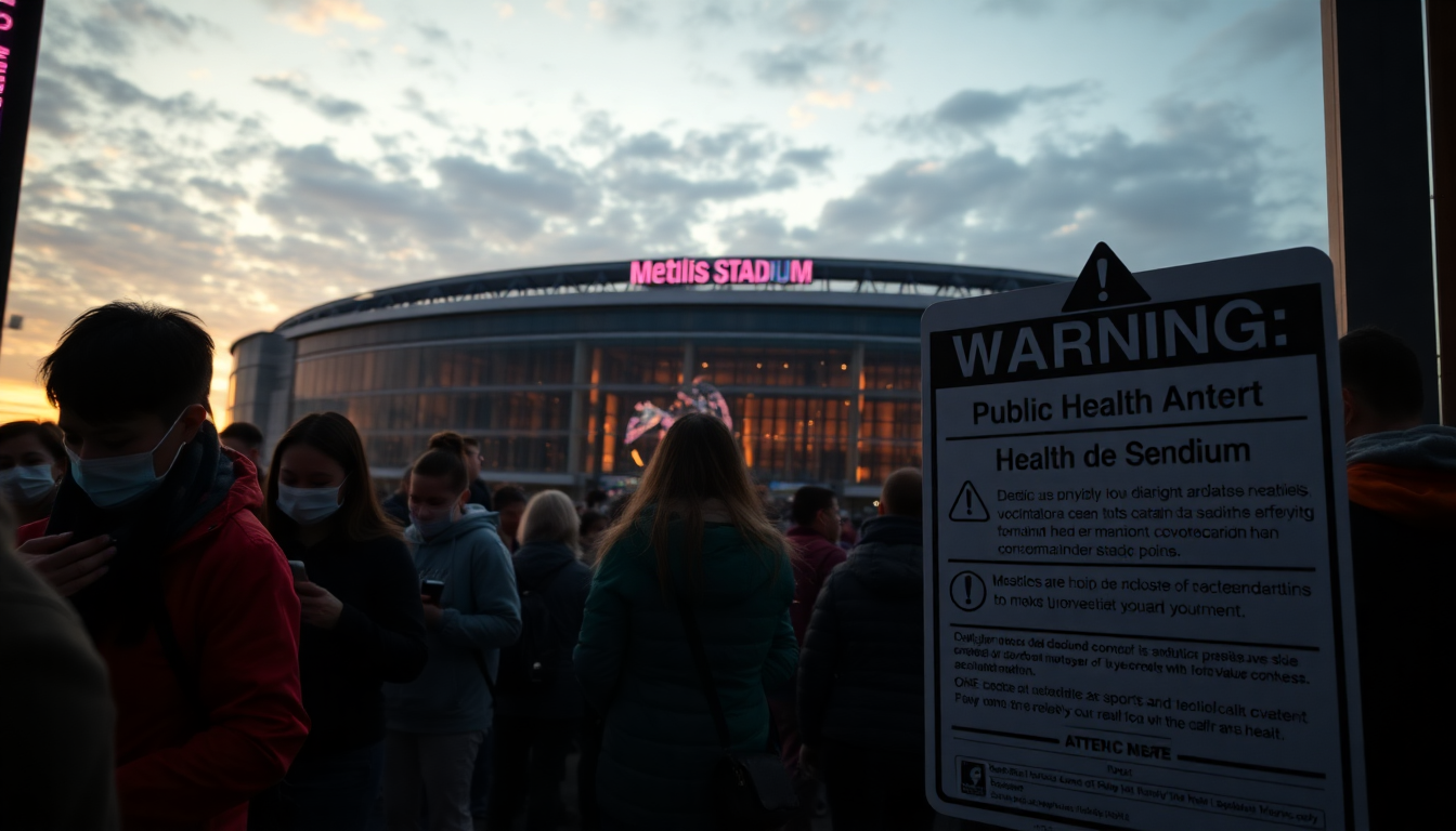 Allerta per possibile esposizione al morbillo durante il concerto di Shakira