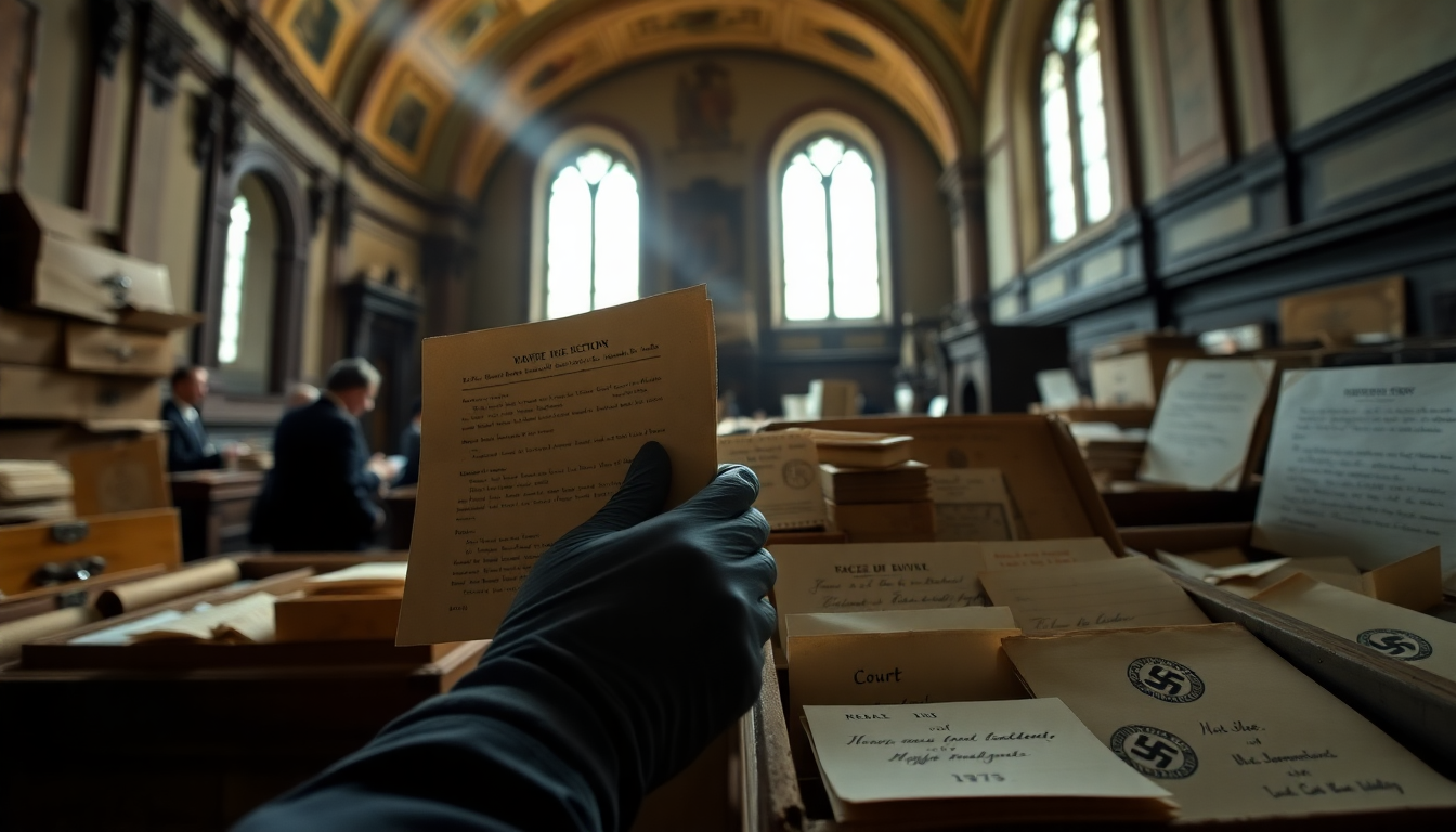 Argentina descubre documentos nazis en archivos judiciales