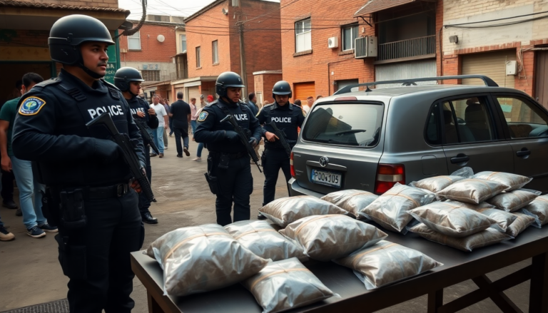 Capturan a seis miembros de una organización de narcotráfico en Antioquia