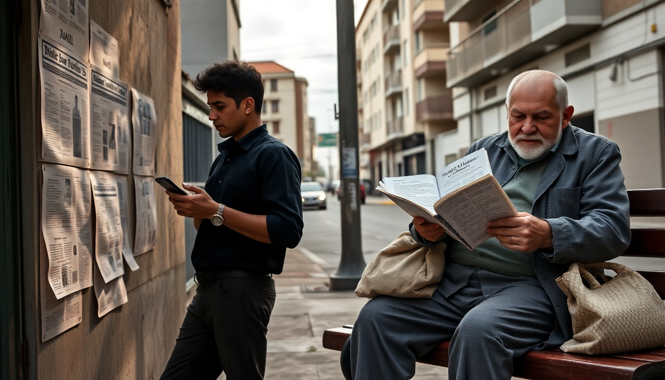 Desempleo juvenil y jubilados en búsqueda de empleo en Argentina