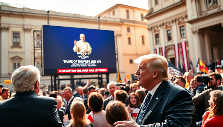 Donald Trump celebra la elección del nuevo Papa Leo XIV