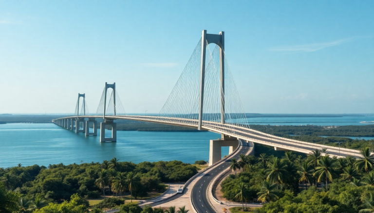 El puente vehicular Nichupté abrirá en diciembre tras retrasos