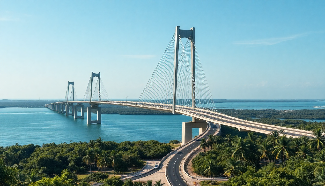 El puente vehicular Nichupté abrirá en diciembre tras retrasos