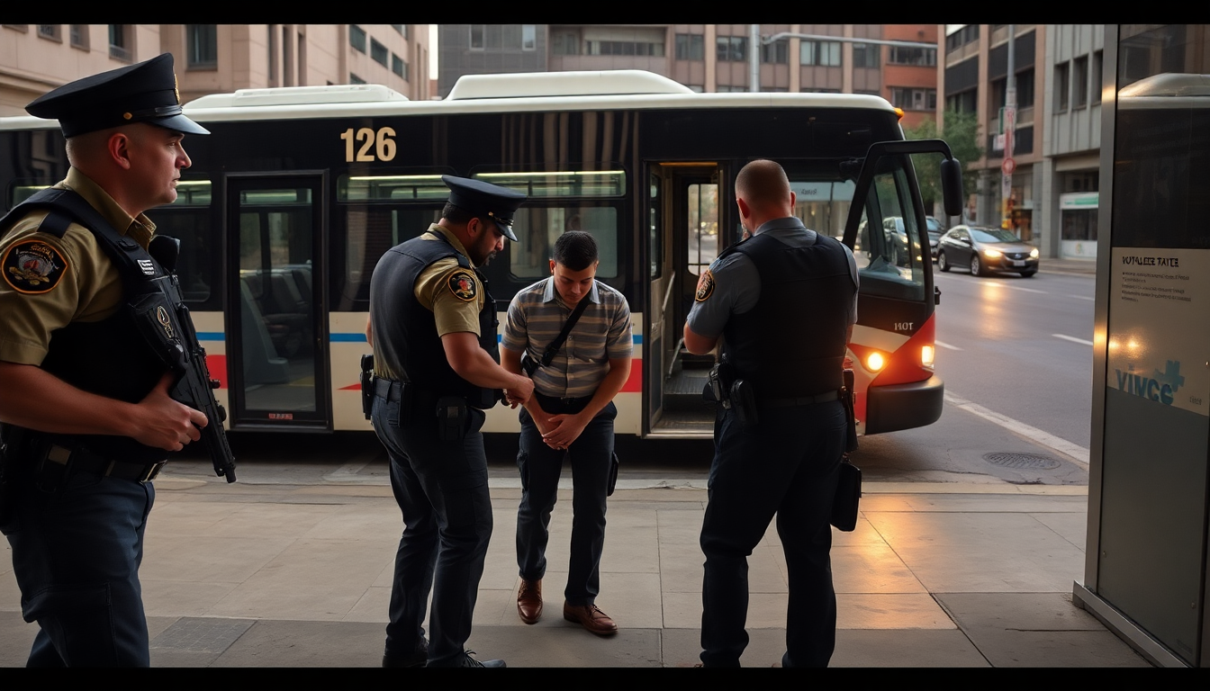 Identifican y detienen al agresor del colectivero de la línea 126