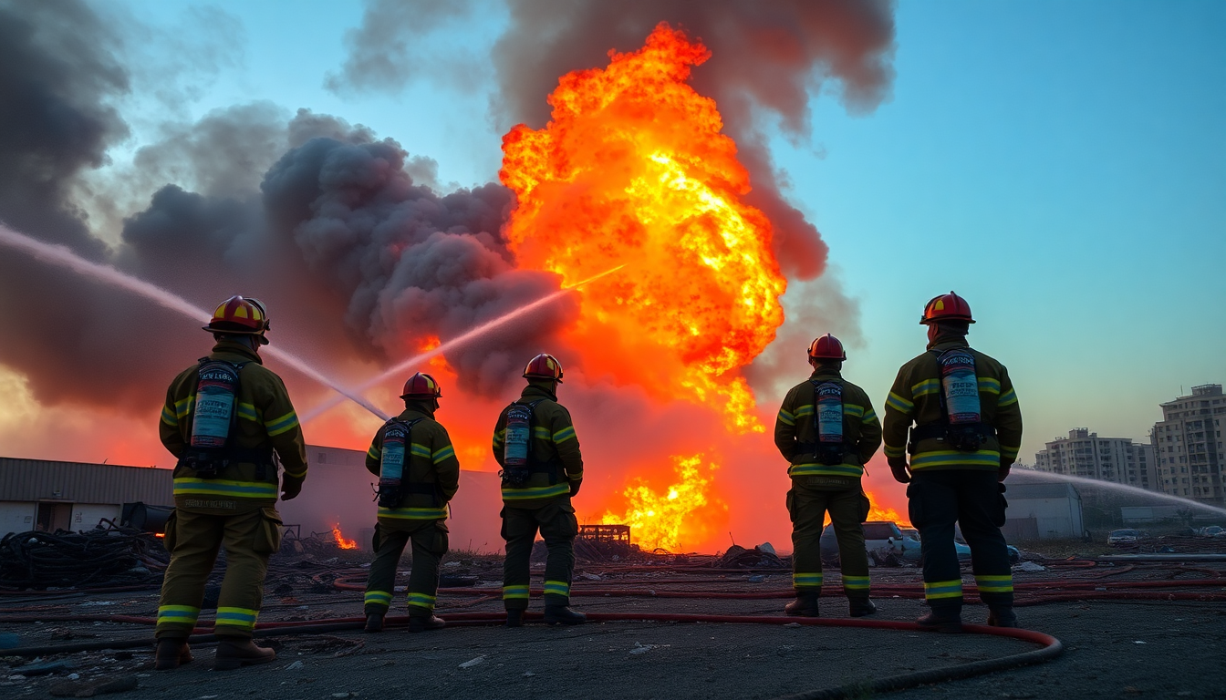Incendio en fábrica de La Estrella moviliza a bomberos de tres municipios