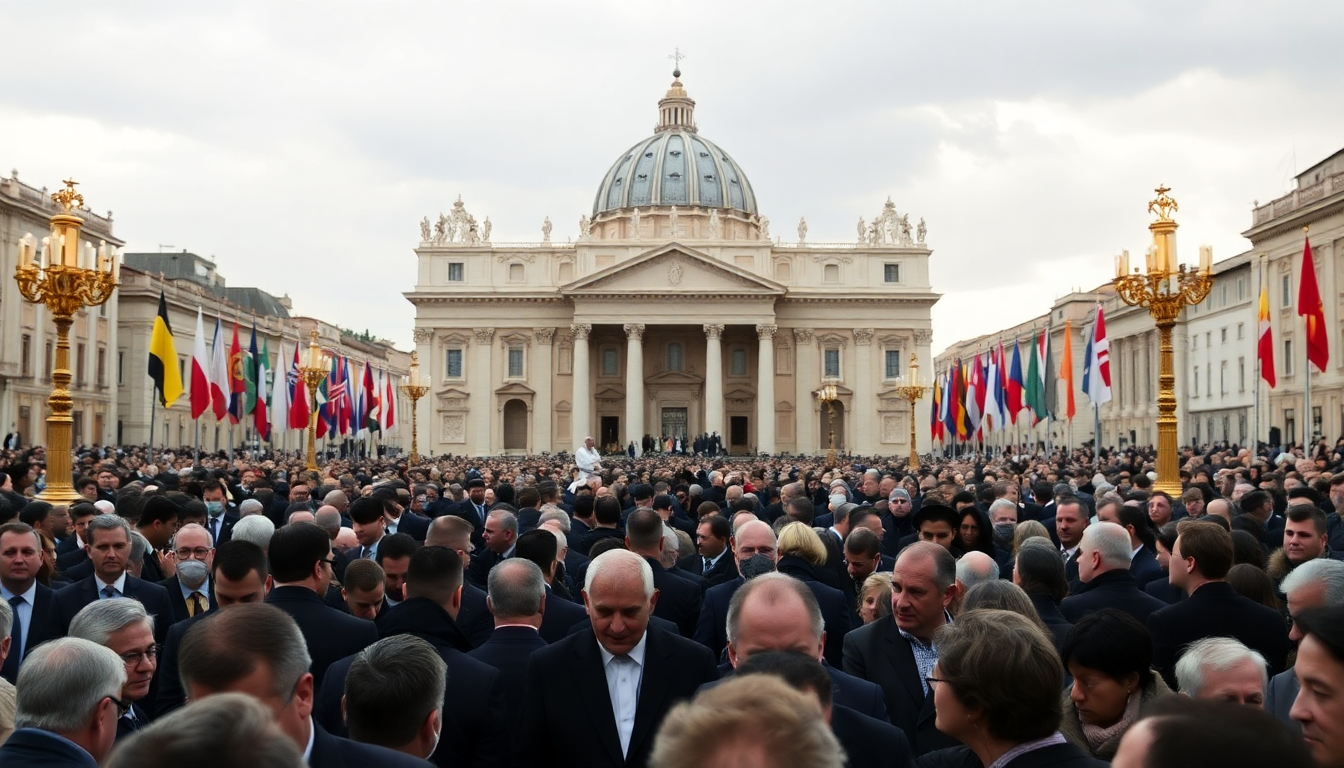 Javier Milei asiste al funeral del Papa Francisco en Roma