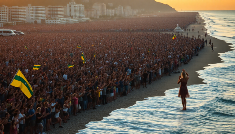 Lady Gaga deslumbra a 2,1 millones de fans en Copacabana