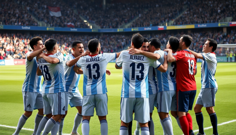 Argentina se impone a Chile con un golazo de Julián Álvarez