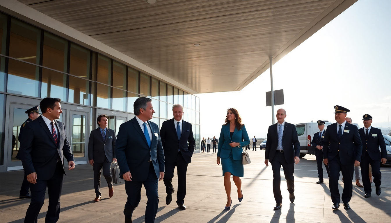 Claudia Sheinbaum llega a Calgary para el G7 con su gabinete en 2025