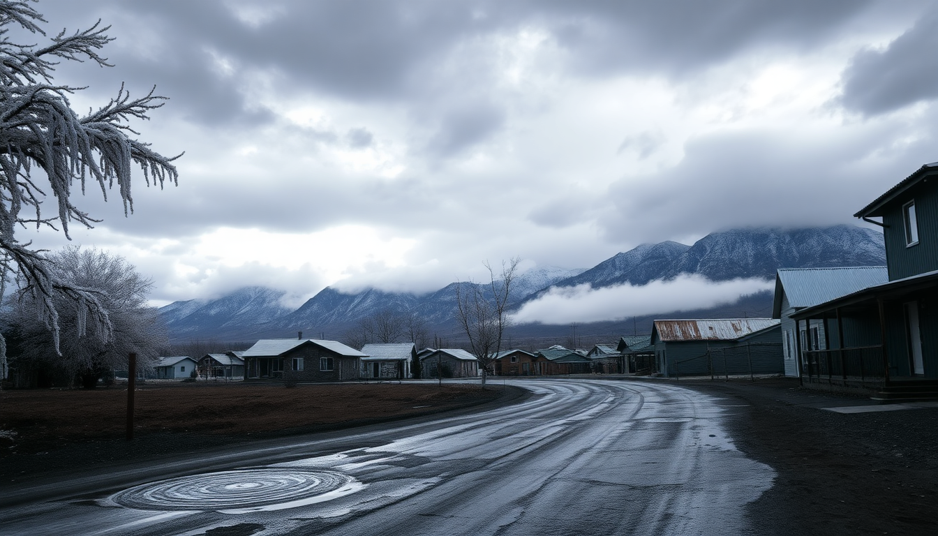 Copahue enfrenta un martes severo con lluvias intensas y temperaturas bajo cero