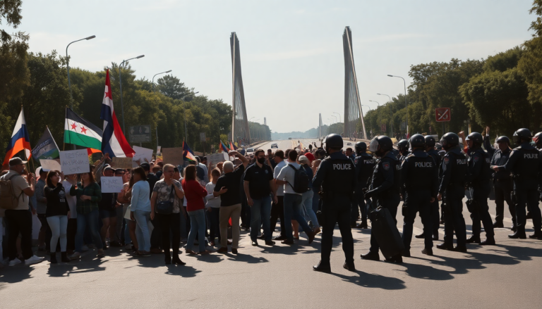 Cruce de declaraciones entre Bullrich y la Provincia por el corte en Puente La Noria