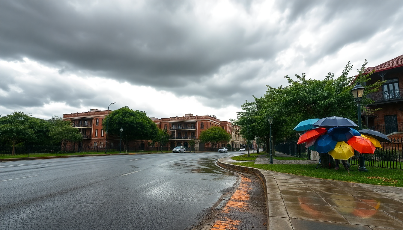 El pronóstico del clima en el AMBA para hoy revela lluvias y temperaturas frías
