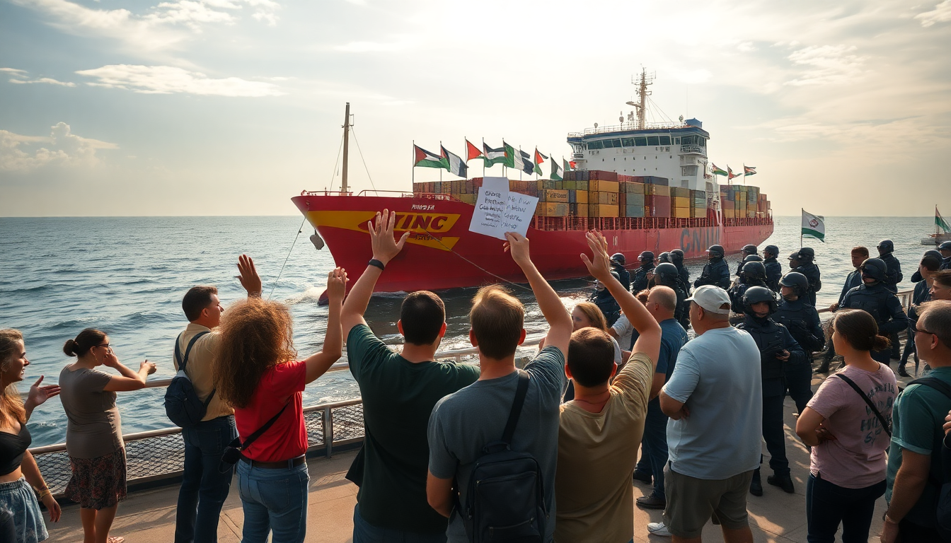 Greta Thunberg es interceptada en su viaje a Gaza por Israel en 2025