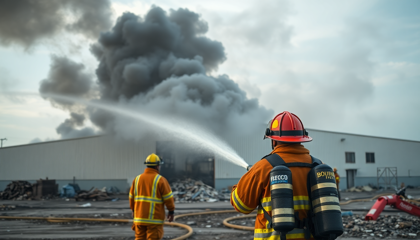 Incendio en la fábrica Bourns de Tijuana: emergencia controlada por bomberos