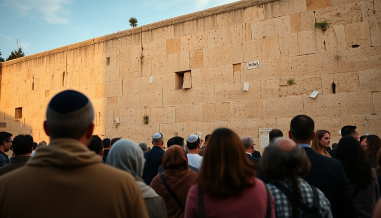 Javier Milei en Israel: Apoyo ferviente en el Muro de los Lamentos