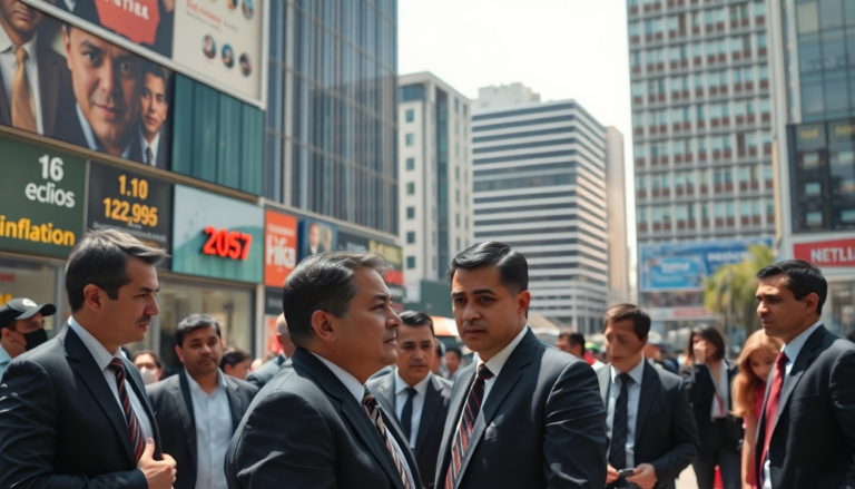 La economía mexicana enfrenta retos por la inflación y las tasas de interés en 2025