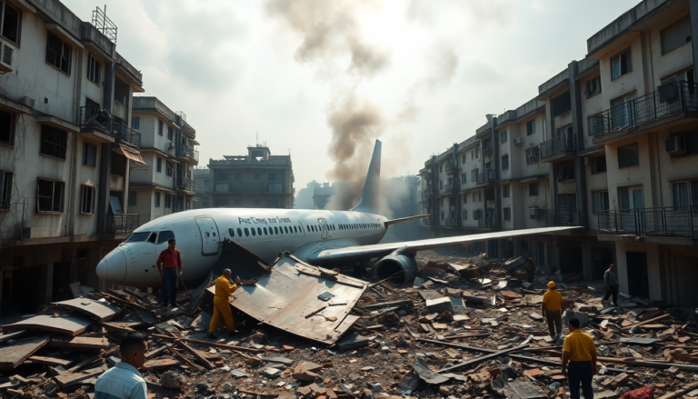Tragedia aérea en Ahmedabad: un Boeing 787 de Air India se estrella poco después del despegue