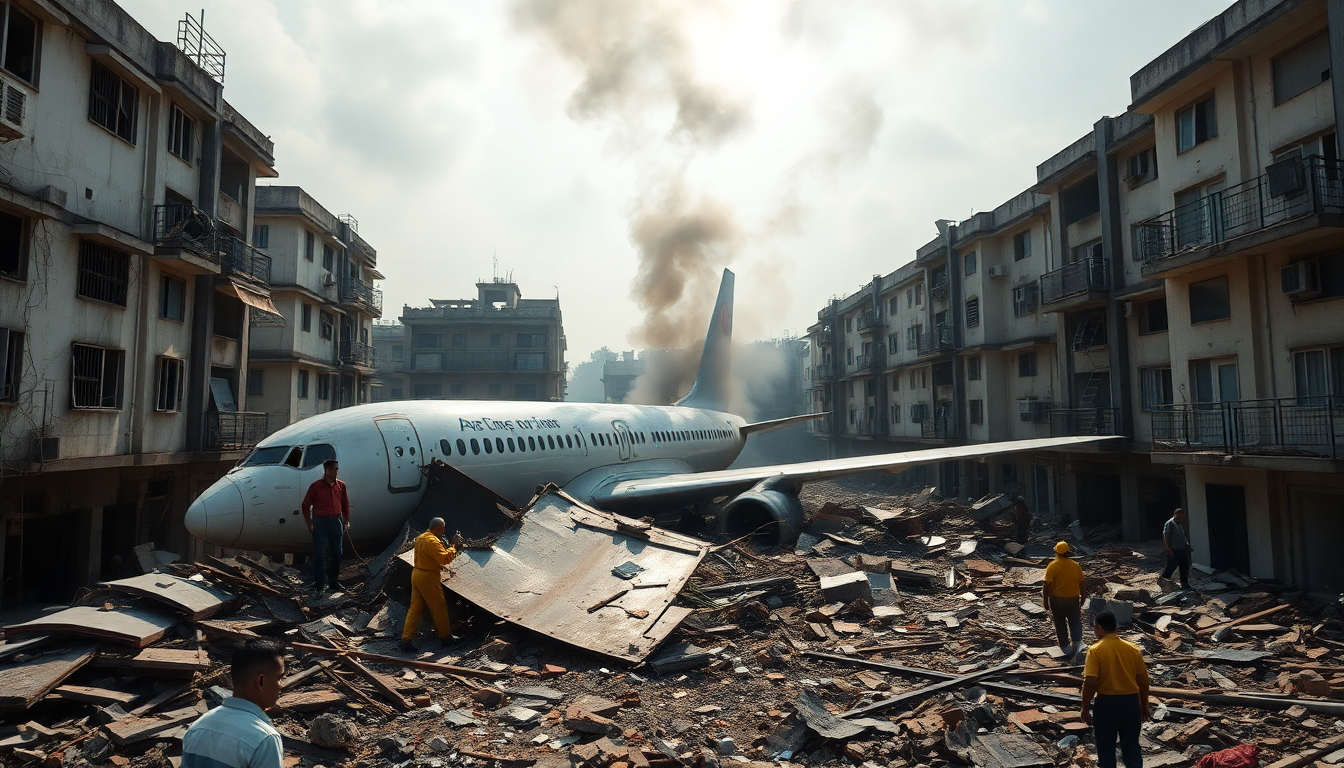 Tragedia aérea en Ahmedabad: un Boeing 787 de Air India se estrella poco después del despegue