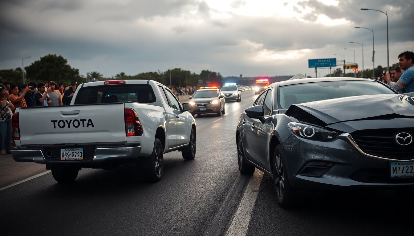 Accidente en el Bulevar Insurgentes: Varios Heridos tras Choque de Vehículos