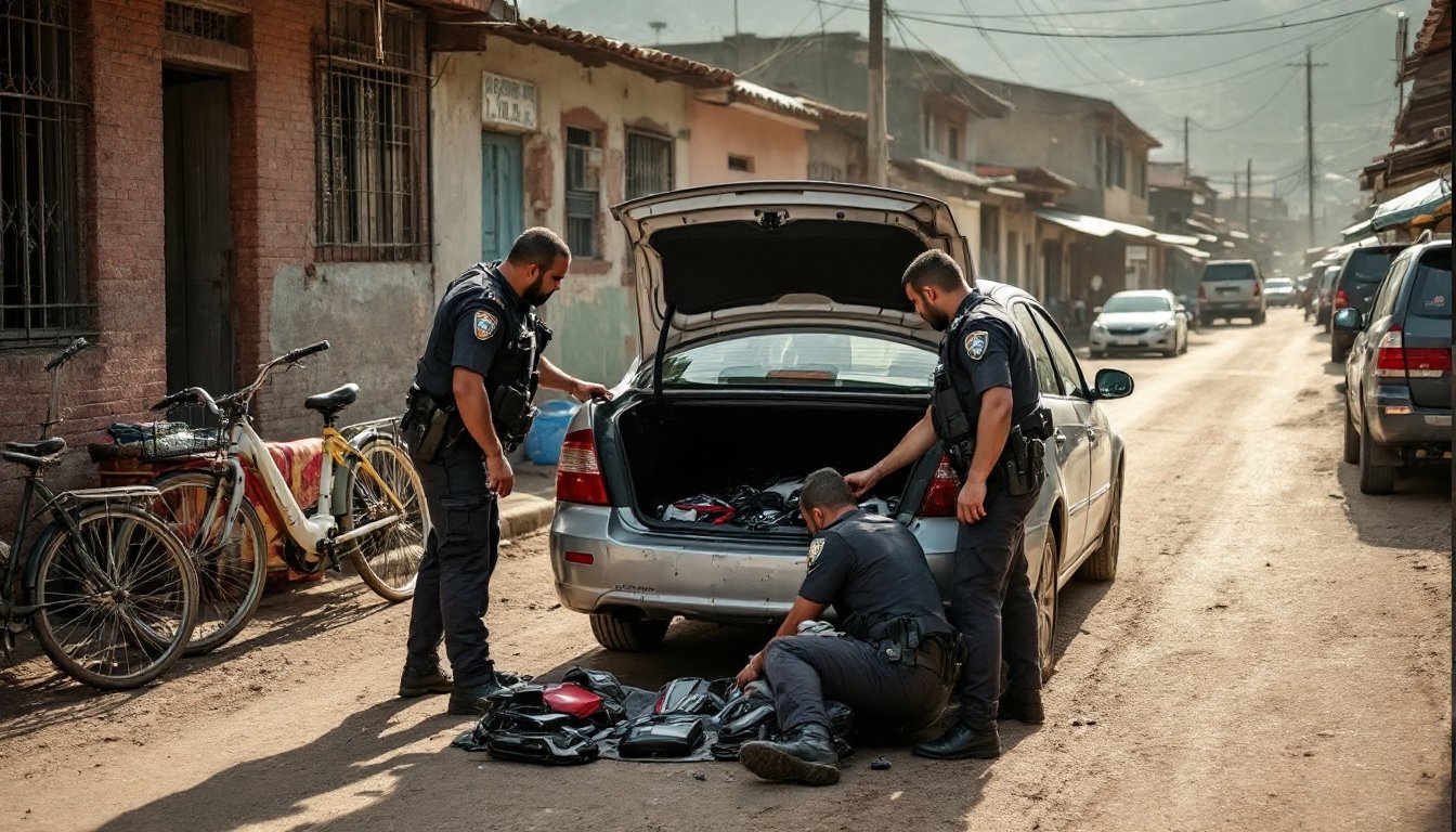 Acciones policiales significativas contra el robo de autos y el mercado ilegal de autopartes en Medellín