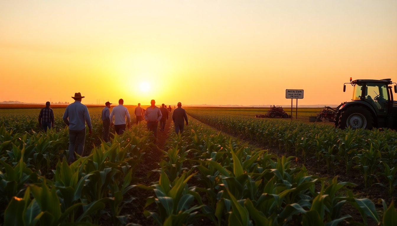 Apoyo de agricultores a mexicanos deportados ante las políticas de Trump