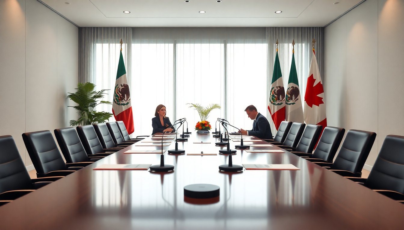 Claudia Sheinbaum analiza el impacto del conflicto comercial entre EE. UU. y Canadá