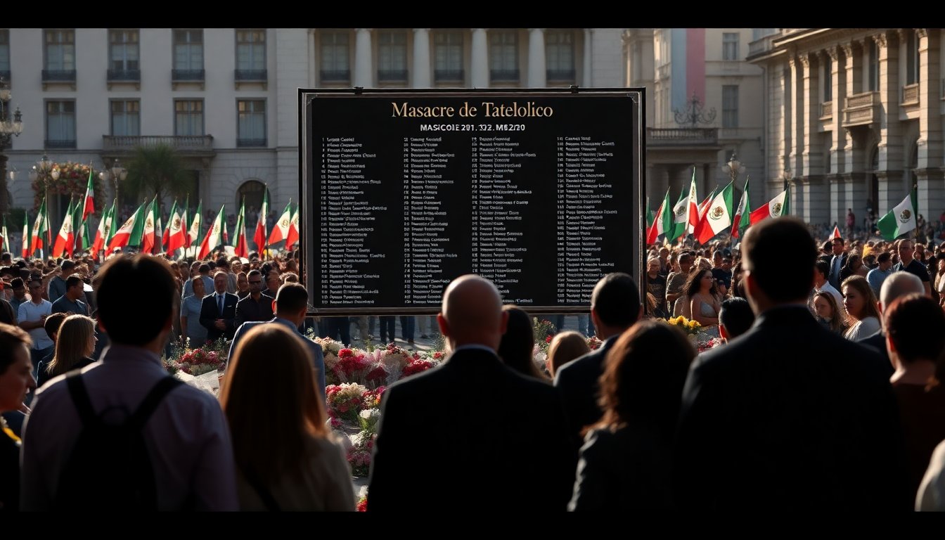 Conmemoración de la Masacre de Tlatelolco: Recordando el 2 de octubre