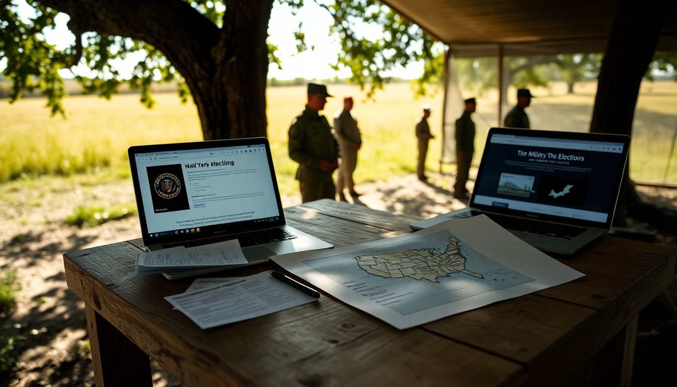 Elegibilidad para votar de miembros militares fuera de EE. UU. en Nueva York 2025