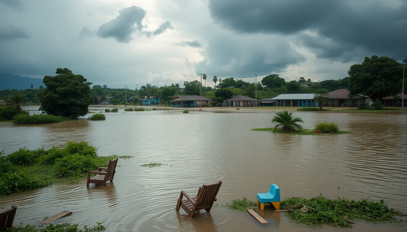 Inundaciones severas causan estragos en la región del Meta, Colombia