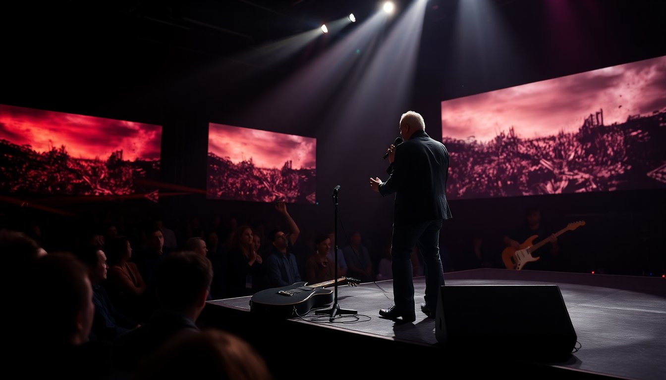 Javier Milei fusiona la música rock en su discurso sobre la crisis de Argentina