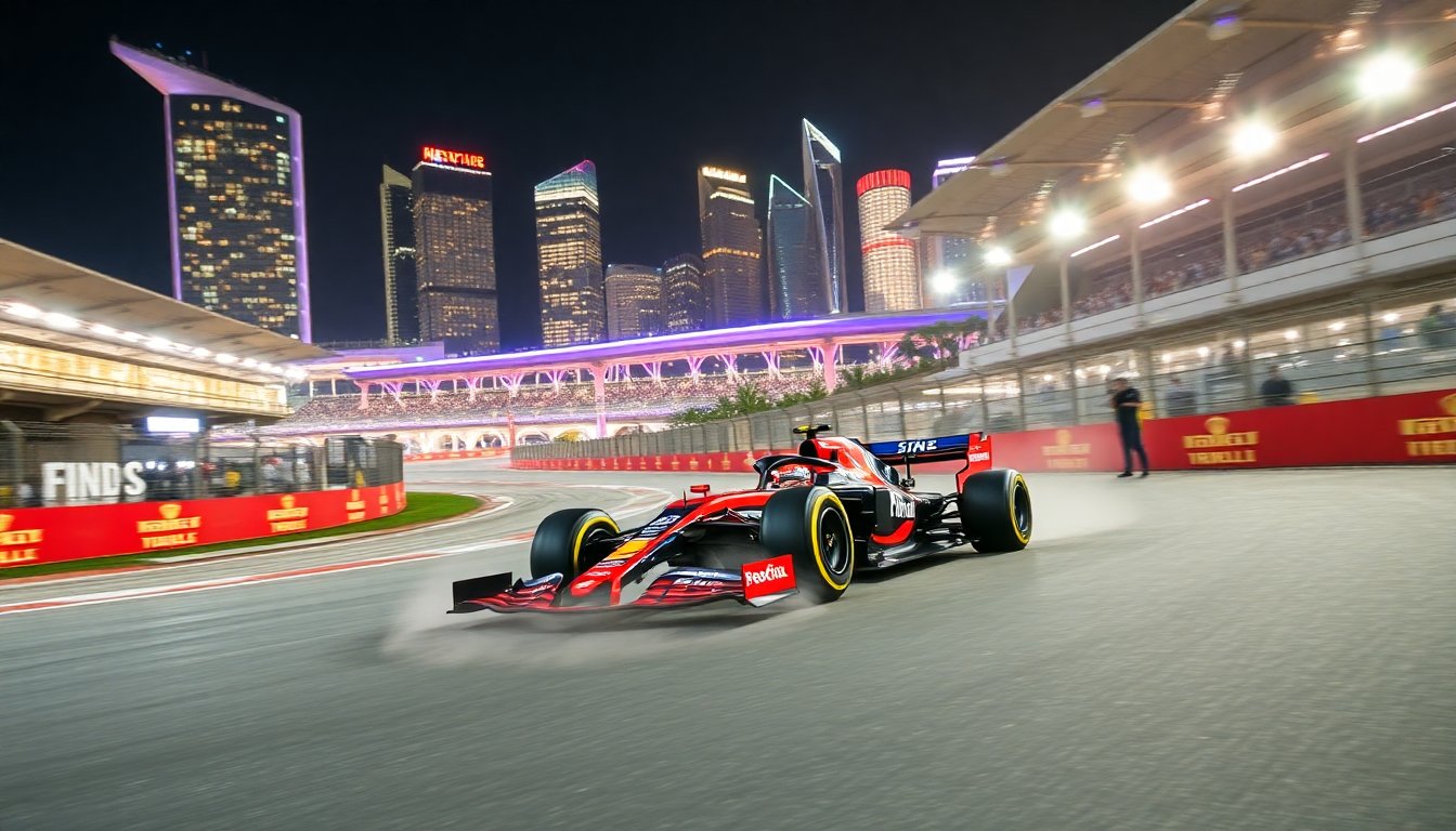 Perspectivas de rendimiento de Franco Colapinto en los entrenamientos del Gran Premio de Singapur