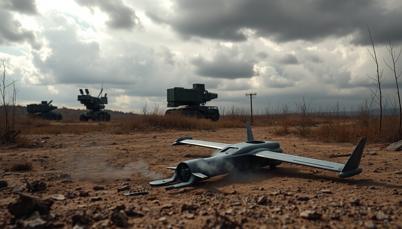 Rusia afirma haber interceptado con éxito drones ucranianos en medio del conflicto en curso